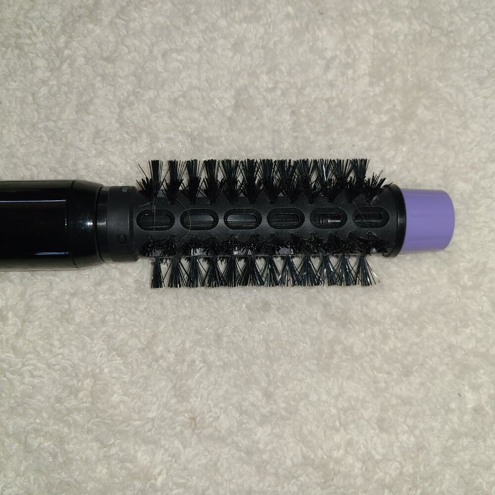Conair Supreme Black/Purple 2-in-1 Hot Air Curling Brush Dryer - Picture 6 of 10